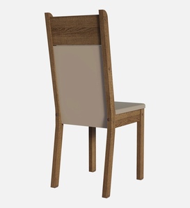 Elegante silla de madera moderna con cojines suaves Marco de metal duradero para el hogar Oficina Patio Comedor o muebles de baño - Product Image 5