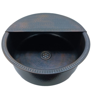 Bol de pédicure professionnel pour salons de manucure et spas à la maison martelé à la main en cuivre pur finition Antique dossier de siège de Massage réglable - Product Image 6