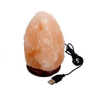 Mini lampes de sel USB de forme naturelle de l'Himalaya dans des tailles personnalisées, meilleur prix au Pakistan, meilleure lampe de sel de qualité - Product Image 1
