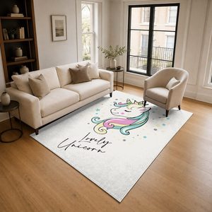 Tapis RUGS DEPOT LXDP-0477 en chenille, motif médaillon traditionnel, imprimé numériquement, lavable en machine, antidérapant, couleur crème ivoire, vente en gros - Product Image 2