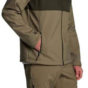 Chaqueta de lona elegante para hombre de alta calidad con cuello alto y logotipo frontal, diseño único, chaqueta de invierno a precio económico. - Product Image 6