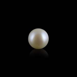 Perles d'eau douce naturelles blanches/dorées de 3,95 carats, taille 7-8 mm, matériau perle naturelle - Product Image 2