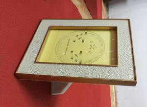 8''x10'' Wholesale connecting high quality shagreen faux resin <b>photo</b> <b>frame</b> for home decoration 100% Handmade from Vietnam - Product Image 6