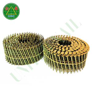 Tige de vis de clous de bobine avec revêtement jaune pour l'installation rapide de pistolets à clous pneumatiques, forte adhérence de l'usine du Vietnam - Product Image 6