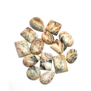 7 Uds Dumortierita Natural cuarzo 10-20mm cojín de pera ovalada cabujón 49,96 GMS lote Iroc ventas tamaño libre mezcla forma piedra preciosa suelta - Product Image 3