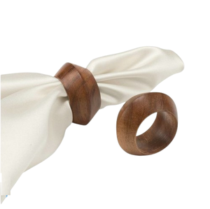 Rond de serviette en bois Articles de fête Maison Mariage Hôtel Rond de serviette en bois Table à manger avec la meilleure qualité Grossiste - Product Image 1