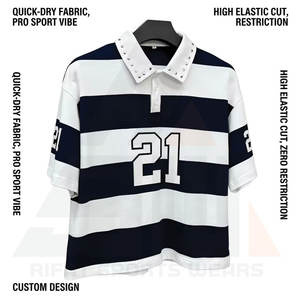 Maillots de football pour hommes adultes avec logo personnalisé, 100% polyester, col en V court, imprimé au laser, respirant, séchage rapide, service OEM - Product Image 4