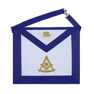 Pin 3D Personalizado de Regalia Masónica para Maestro Venerable de Logia Azul en Delantal de Tela - Product Image 5
