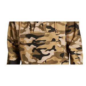 Maglione da Uomo in Cotone con Zip a un Quarto, Motivo Mimetico, di Sun + Stone, Vestibilità Classica, Maniche Lunghe, Tessuto Lavorato a Maglia Beige, Taglia Large - Product Image 3