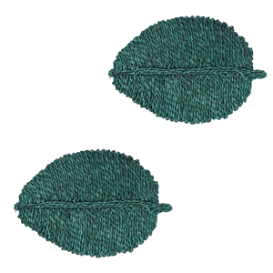 Hot Selling Leaf Shaped Seagrass <b>Placemat</b> Natural <b>Placemats</b> & Coaster For Party Decor Table Decor Wholesale From Vietnam - Product Image 1