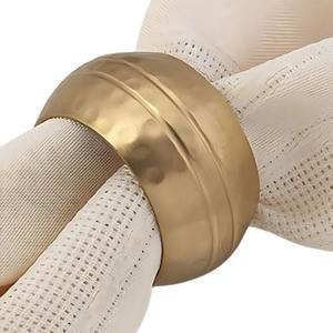 Anneau de serviette en laiton luxueux et opulent, de haute qualité, artisanal, ustensiles de cuisine indiens, porte-mouchoirs, décoration de table de mariage, fleur - Product Image 6