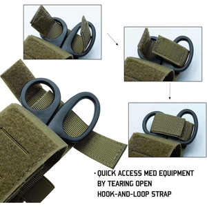 กระเป๋าไนลอนคาดเอวโพลีเอสเตอร์แบบยุทธวิธีกระเป๋าระบายอากาศขนาดเล็กสำหรับกระเป๋ากลางแจ้ง - Product Image 6