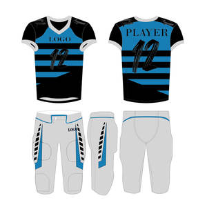 La mejor última ropa deportiva americana Uniformes de fútbol americano Estilo Camisetas de fútbol y uniforme Conjunto de 2 piezas - Product Image 6