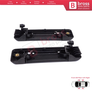 มือจับประตูด้านนอกซ้ายขวา สีดำ รุ่น BDP1444 สำหรับ 19 Super 5 Express Rapid Extra 7700793252 7700793253 - Product Image 3
