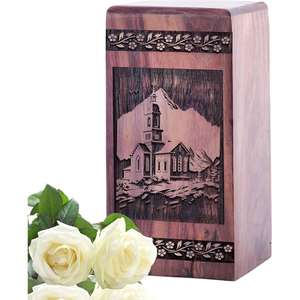 Urna de cremación de madera para cenizas humanas, cenizas de mujer masculina adulta, urnas humanas, urnas de entierro, cajas de cremación hechas a mano - Product Image 1