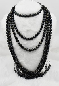 Cuentas Redondas de Obsidiana Dorada Natural de 8mm, de Alta Calidad, para Sanación, las Más Vendidas, Piedras Preciosas Puras a Precio de Mayoreo - Product Image 2