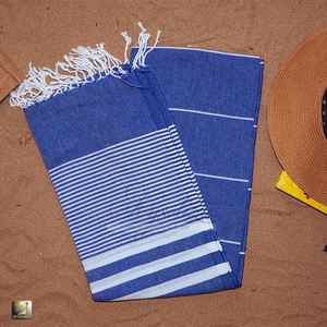 Travel-Ready <b>Lightweight</b> Quick Dry Peshtemal Beach <b>Towels</b> Soft Texture Turkish Cotton Hammam Style Custom Wholesale Deal - Product Image 5