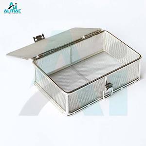 Juego de Instrumentos de Acero Inoxidable con Malla Metálica, Tapa con Cierre, Grado Médico, Certificado CE, Diseño Personalizado Directo de Fábrica ALMAC - Product Image 1