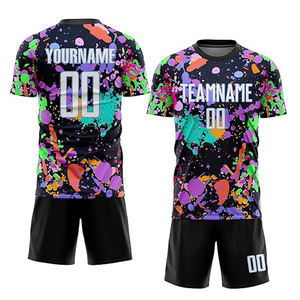 Best Material Comfortable Breathable Uniform Adults Automated cutting Shirts & <b>Tops</b> Soccer Wear Soccer Jersey <b>Football</b> Jersey - Product Image 1