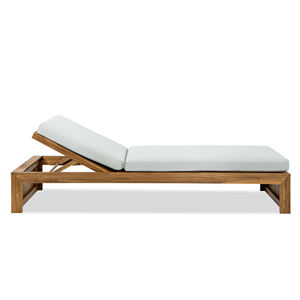 Chaise longue d'extérieur conçue pour un confort de relaxation optimal, avec un cadre durable et une utilisation pratique dans les jardins et les zones de piscine. - Product Image 6