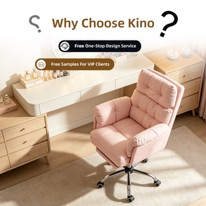 Sillón Ergonómico Giratorio Individual de Cuero Resistente a Arañazos de Gato, Personalizable y Moderno, para Sala de Estar, Dormitorio, Balcón, Sofá Deslizante Relajante - Product Image 3