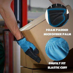 Guantes de trabajo de seguridad profesionales para hombres y mujeres, guantes mecánicos transpirables antideslizantes duraderos, elección de fabricación ignífuga - Product Image 5