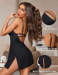 Hete Vrouwen Nachtkleding Kant Ondergoed Sekskleding Erotische Sexy Lingerie Nachtkleding - Product Image 2