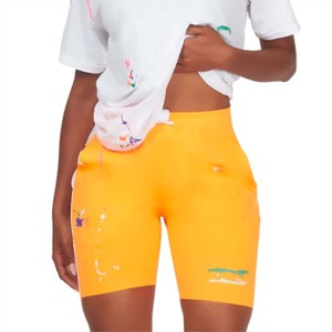 ชุดเสื้อยืดและกางเกงออกกำลังกายขาสั้นสำหรับผู้หญิงสวมใส่สบายและมีสไตล์-เหมาะสำหรับยิมโยคะและชุดลำลอง - Product Image 4