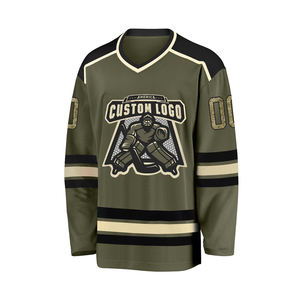 Muestra 1 Uds camisetas de hockey en línea bordado sublimación personalizada Jersey de hockey sobre hielo - Product Image 2