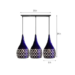 时尚设计的装饰吊灯采用印度豪华风格的灯，出口商以低廉的价格购买