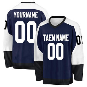 Factory Price Tenzo Intl 2026 Custom Sublimation Ice <b>Hockey</b> Jerseys Custom Logo Breathable Quick Dry Polyester Spandex OEM - Product Image 6