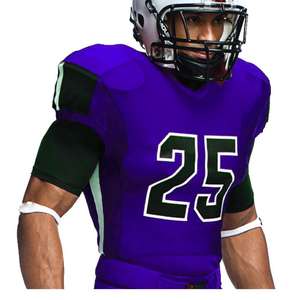Uniforme de football américain en gros, vêtements de sport, confortable, de haute qualité, prix raisonnable, imprimé sur mesure, short antibactérien - Product Image 1