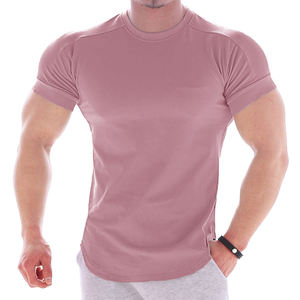 Camiseta ajustada de culturismo para hombre, camisetas de verano, ropa informal de manga corta, camiseta para hombre, Fitness, gimnasio, Fitness, deportes, algodón - Product Image 2