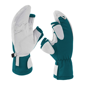 Guantes de nieve de invierno de alta calidad para hombre Guantes de esquí de cuero impermeables a prueba de viento con empuñaduras La mejor calidad a precios competitivos - Product Image 2