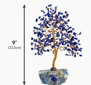 Arbre de vie naturel Lapis Lazuli Reiki arbre spirituel pierres précieuses Vastu Feng Shui Table Decore Feng Shui décor pour décoration cadeaux - Product Image 4