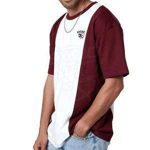 เสื้อยืดโอเวอร์ไซส์สำหรับผู้ชาย ทรงหลวม สไตล์สตรีทแวร์ ผ้าฝ้าย 100% ผลิตเพื่อสวมใส่สบายๆ แฟชั่นฤดูร้อน เสื้อยืดใช้งานได้หลากหลาย - Product Image 3