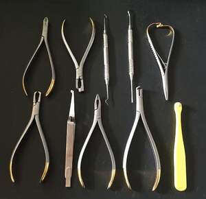 Pince de réglage de flexion de fil orthodontique Ensemble d'instruments dentaires Source d'alimentation manuelle Pince de formation d'arc de boucle en tweed dentaire - Product Image 3