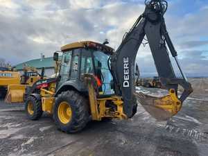 รถตักล้อยาง John Deere 410L มือหนึ่ง/มือสอง เครื่องยนต์ดีเซล ปั๊มไฮดรอลิก Bosch Rexroth ประหยัดน้ำมัน จัดส่งรวดเร็ว - Product Image 4