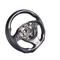 Volant de voiture en fibre de carbone premium avec LED pour BMW E46 M3 Touring Coupé 328i 330i Ci Xi 2001 2002 2003 2004 2005