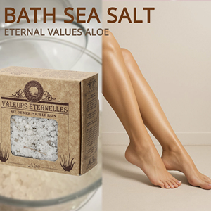 Sal de Baño de Aloe Vera de Marca Privada, Cristales de Sal Marina Natural, Sin Fragancia, Producto de Terapia Spa Rico en Minerales, OEM ODM Venta al por Mayor a Granel - Product Image 2