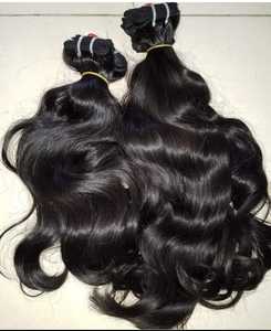 PAQUETS DE CHEVEUX DOUX INDIENS CRUS 100% CHEVEUX CRUS D'INDE - Product Image 1