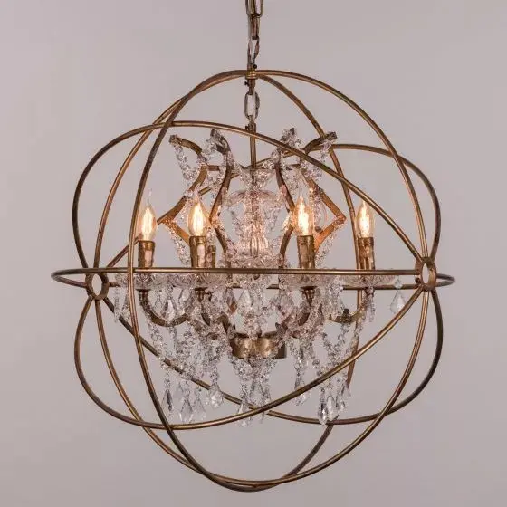 Lampadario moderno a sospensione lampadario in metallo Semi-incasso lampadario nero fattoria classico minimalista rustico lampadario a candela Di