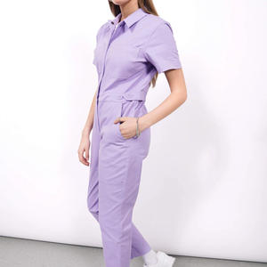 Mono de trabajo personalizado duradero para mujer con estampado de logotipo bordado uniforme de seguridad industrial de protección proveedor OEM - Product Image 3