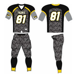 Venta al por mayor de alta calidad para León Jersey uniforme de fútbol americano con #97 HUTCHINSON #26 GIBBS #16 GOFF 5 Montgomer - Product Image 5