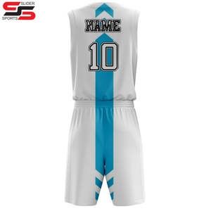 Ensemble d'uniformes de basket-ball personnalisé confortable et respirant maillot de basket-ball équipe nom de l'équipe uniforme de basket-ball de l'équipe - Product Image 2