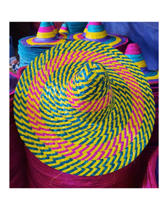 หมวกทรงเม็กซิกันแบบใหม่ ลดราคาสุดคุ้ม ปี 2025 / หมวกสานทรงเม็กซิกันปีกกว้าง ขนาดใหญ่ สำหรับงานปาร์ตี้ หลากสี - Product Image 2