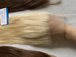 Dentelle suisse transparente 5x5 7x7 Fermeture en dentelle, Cheveux humains avec fermeture frontale en dentelle Cheveux humains vierges Extensions de cheveux - Product Image 3