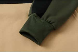 Sweat à capuche polaire pour homme, 100% coton, coupe classique, épais, hiver, coupe-vent, écologique, teinture unie - Product Image 4