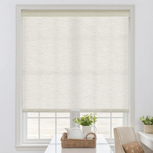 Stores enrouleurs sans fil pour fenêtres, stores filtrants la lumière, faciles à installer, stores semi-transparents, protection UV pour le bureau - Product Image 1