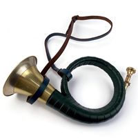 Stylish Brass Bugle Horn With Artistic Look Suitable For Musical Parades Wedding Celebrations And Outdoor Events